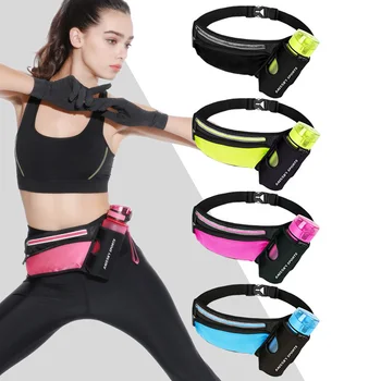 

Multifunction Running Sports Waist Bag Climbing Hiking Racing Gym Fitness Lightweight Hydration Belt Water Bottle Hip Waist Pack