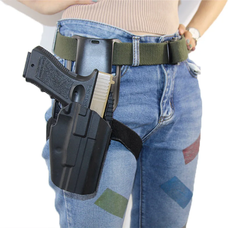 Tactical 579 Gun Holster for Glock 17 26 Beretta M92F CZP-09 Colt1911s Cz 75 QLS 19 22 Leg Pistol Case Belt Strap Adapter | Спорт и
