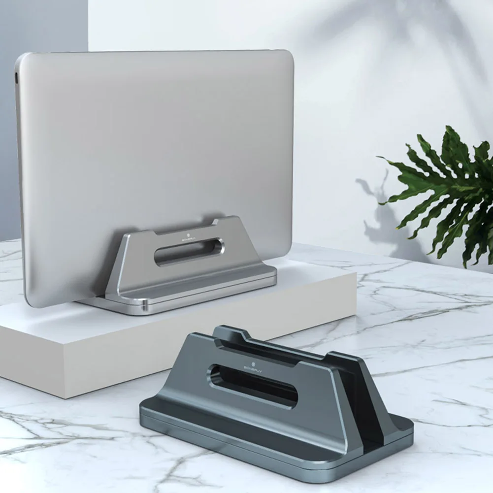 

Vertical Adjustable Laptop Stand Aluminium Portable Notebook Mount Support Base Holder for MacBook Pro Air Accessory 2020