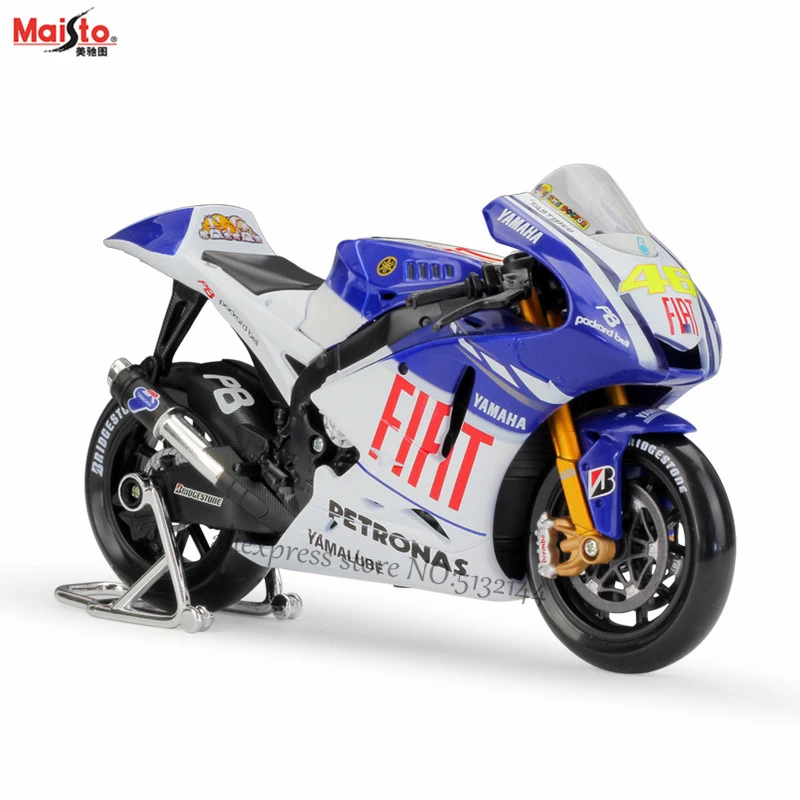 

Maisto 1:10 YAMAHA GP2009 Championship Racing Silvardo original authorized simulation alloy motorcycle model toy car