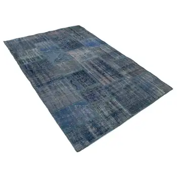 

149x209 Cm Grey Handmade Patchwork Rug-5x7 Ft