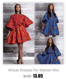 Африканские платья для женщин Анкара Платье Африканское платье африканская Дашики женская одежда черная бубоу африканская одежда для женщин