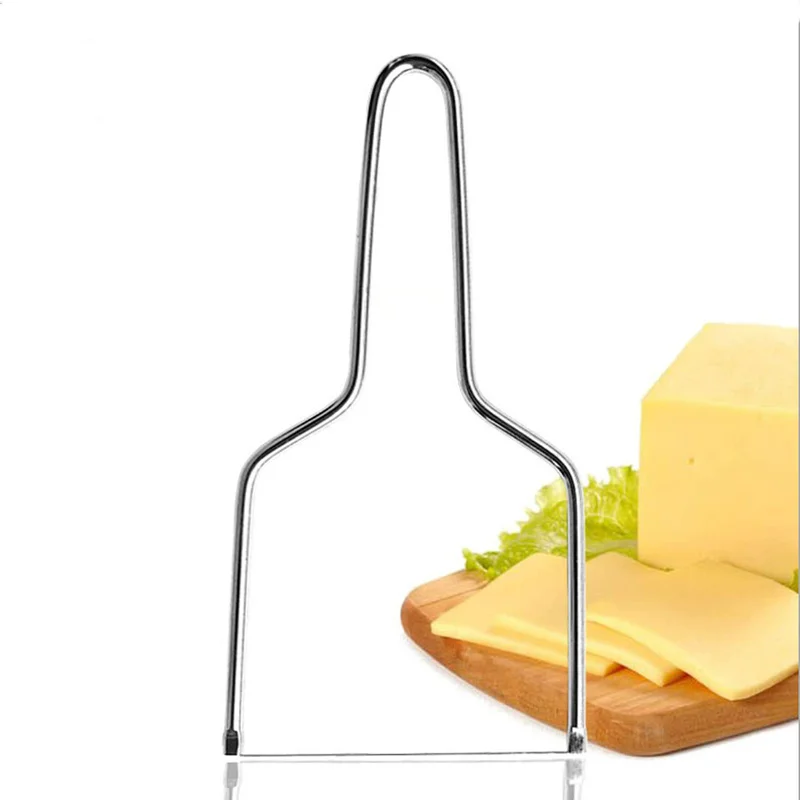 

1PC Kitchen Gadgets Eco-friendly Cheese Slicer Butter Cutting Board Butter Cutter Knife Board Stainless Steel Kitchen Tools