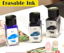 Encre effaçable thermosensible 20ml/bouteille, Non bloquante, stylo plume, encre magique