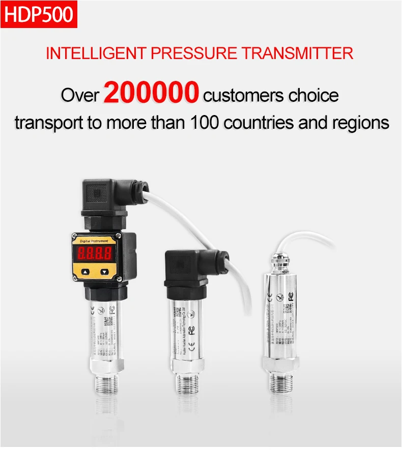 Transmissor de pressão rs485 g1 4 0-100mpa