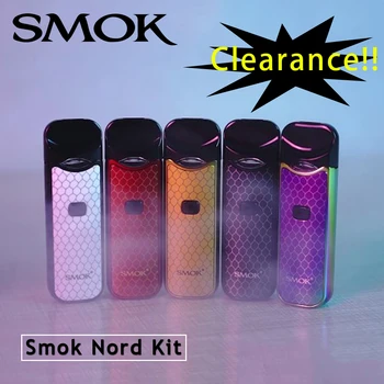 

Clearance SMOK Nord Starter Kit 1100mAh Battery Mesh coil 3ML Cartridge Nord Pod Kit vs nord 2 rpm40 rpm80 pro kit