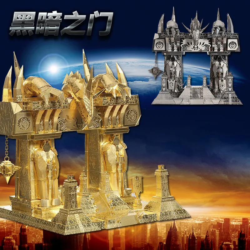 

Spell Circles Kingdom 3D Jigsaw Puzzle Metal Model World of Warcraft Dark Portal Model Garage Kit Related Products Decoration