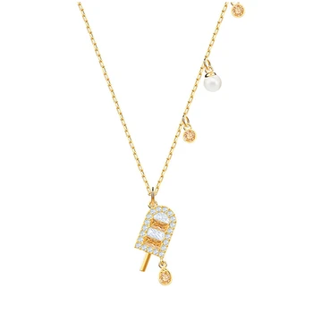 

S925 Sterling Silver Necklace,Ice Cream,High Quality 1:1With Logo,Birthday Valentine's Day Gift,Women Original Jewelry