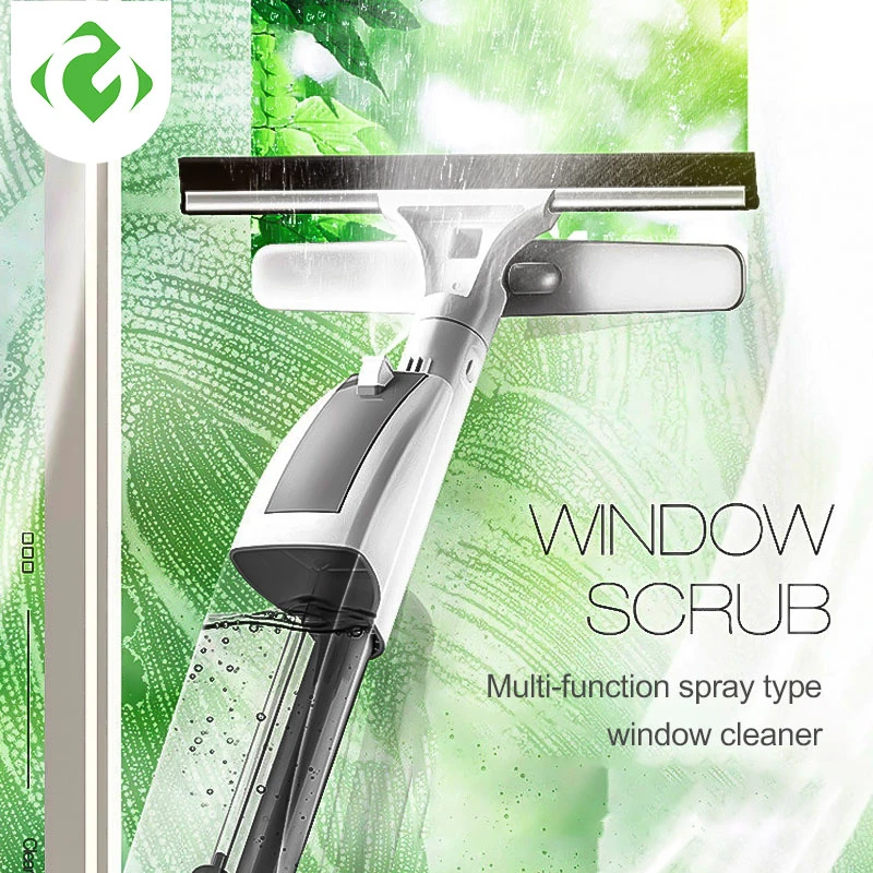 Window Squeegee Extendable,AGPTEK 2 in 1 Window Cleaning Tools with Long  Handle Spray Scrubber Window Washer for Home House Outdoor Glass -  Walmart.com