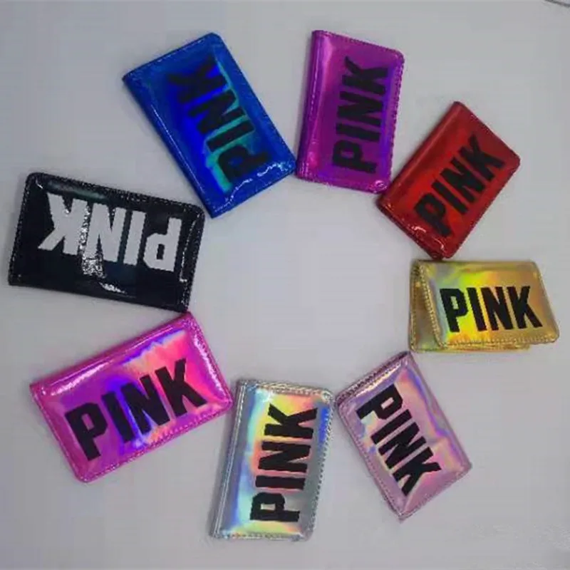 New card protection pink Wallet Bank purse Holder Id Bank Card Case Protection Credit Card Holder rfid wallet