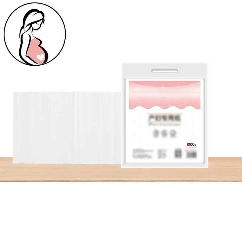 

Paper Towels For Pregnant Maternal Women 1KG/pack Safe Absorbent Clean Native Wood Pulp Toilet Paper Tissues Delivery Room 2020