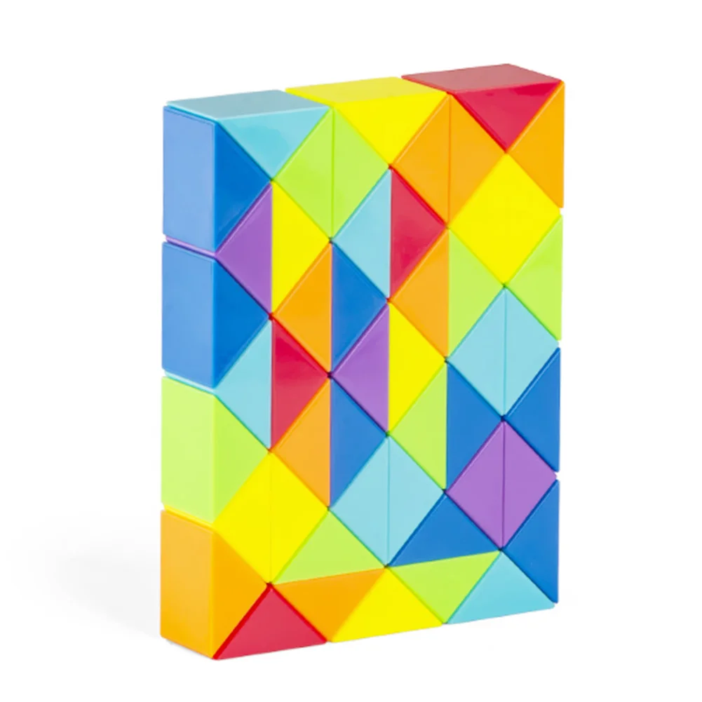 24/36/48/60/72 Magic Ruler Snake Twist Cube Stress Educational Toys Children Gifts Magic Puzzle Folding Educational Toys