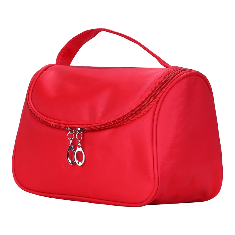 

Fashion leisure Cosmetic Bag Lady Travel Organizer Accessory Toiletry Zipper waterproof Nylon high quality Makeup Bag Holder Bag