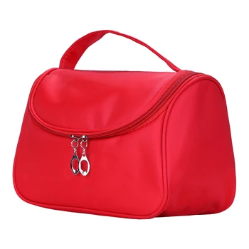 

Fashion leisure Cosmetic Bag Lady Travel Organizer Accessory Toiletry Zipper waterproof Nylon high quality Makeup Bag Holder Bag
