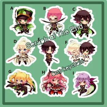 

Seraph of The End Mikaela Hyakuya Yuichiro Hyakuya Acylic Keychain Strap Figure