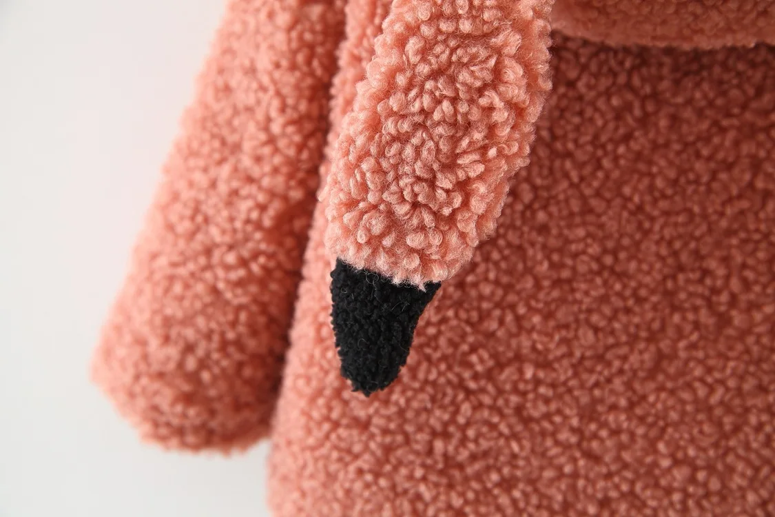 Новое осенне-зимнее плотное пальто для новорожденных девочек куртка с капюшоном и рисунком верхняя одежда, пальто Верхняя одежда для малышей, пальто