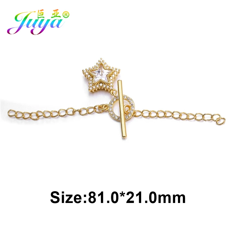 Gold Juya, сделай сам, жемчуг, ювелирное изделие, компоненты, микро ПАВЕ, циркон, застежка, омары, застежки, аксессуары для рукоделия, бисероплетение, ювелирное изделие ручной работы - Цвет: Gold
