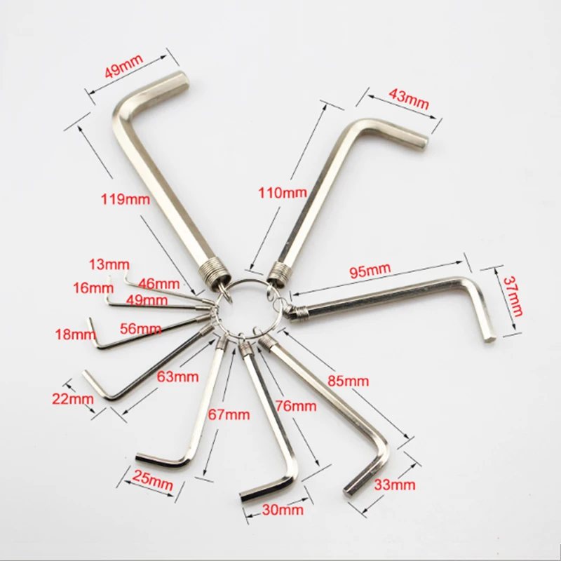 10件套内六角扳手详情 5
