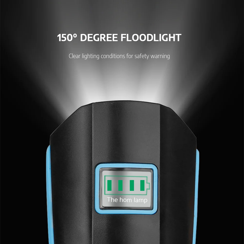 Highlight Alarm Horn Headlight for Mountain Bike Glare Flashlight