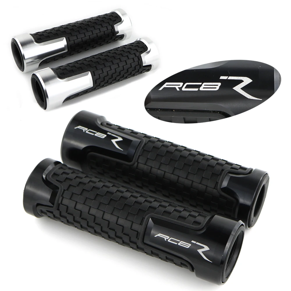 

For KTM RC8R CNC Aluminum None-Slip Rubber Motorcycle Handlebar Handle Grips