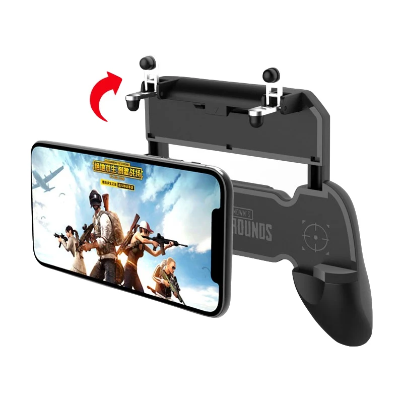 W10 Pubg Controller Gamepad Joystick For Mobile Phone Game Pad Trigger L1r1 Shooter Fire Button For Iphone Knives Out - Gamepads - AliExpress