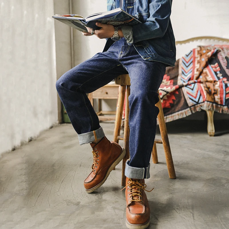 511XX-0009 RedTornado Raw Denim Jeans 16oz Heavy Weight Indigo Selvage One Washed Sanforized Zipper Pants 5