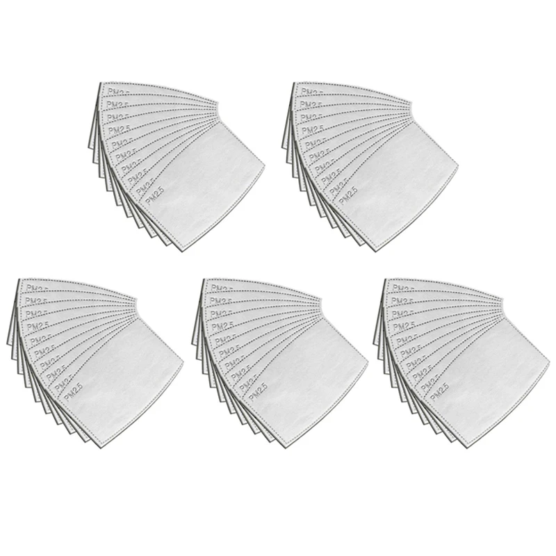 

Hot 3C-500Pcs / Children 5 Layers of PM2.5 Filters Paper Anti-Fog Mask Non-Woven Activated Carbon Filters Paper