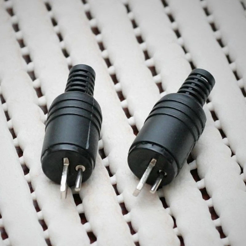 2 unids/lote, 2 pines, enchufe Din, altavoz y conector HiFi, terminales de tornillo, lámpara de Audio, enchufe de señal de potencia