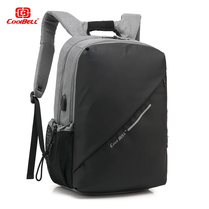 

Coolbell New Style Men Business Computer Bag Laptop Backpack USB Interface Computer Bag a Generation of Fat