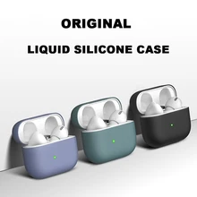 Для AirPods Pro Чехол жидкостный Мягкий силиконовый чехол для наушников для Apple AirPods Pro Bluetooth гарнитура защитный чехол