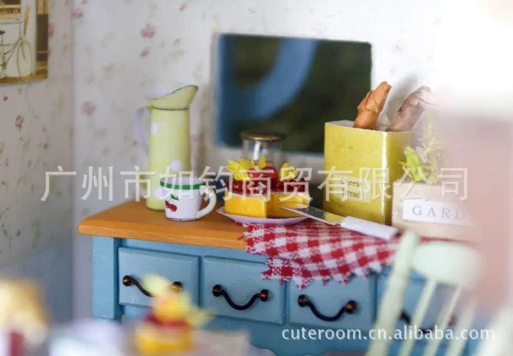 Милый номер заводская цена DIY хижина романтическая сцена серии домик домашний X-009 ручной работы креативный подарок