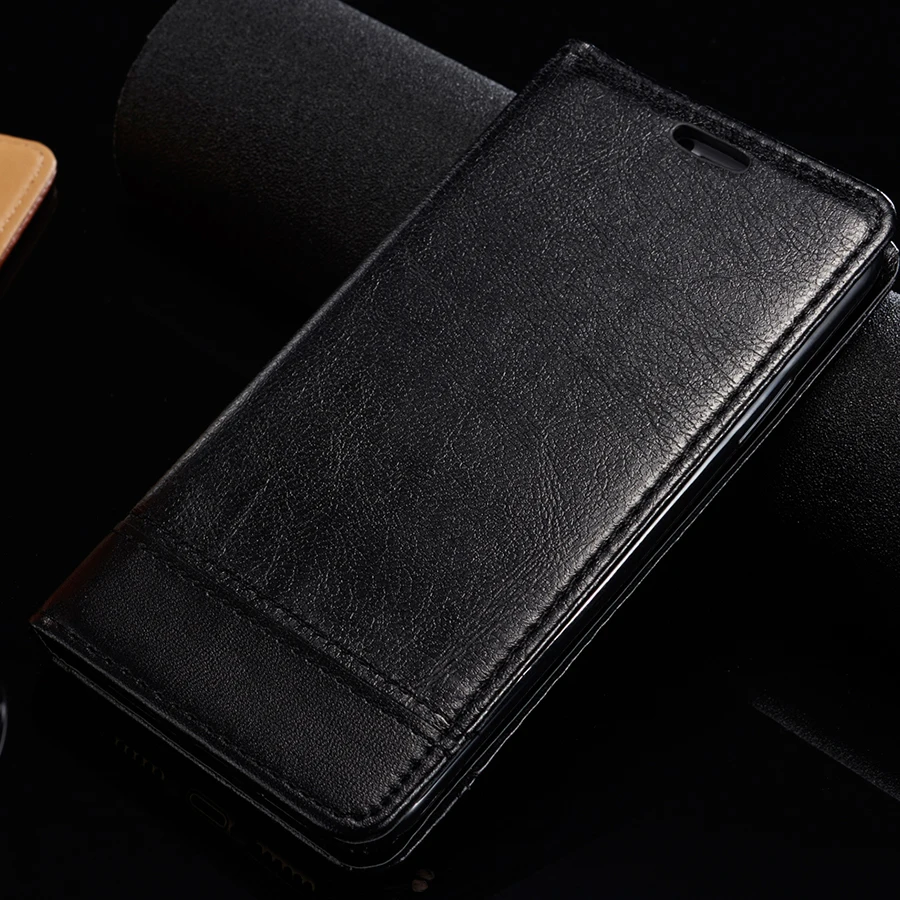 Кожаный флип-чехол с ремешком для Iphone 11 pro XS MAX XR 7 8 6 6S PLUS 5 SE 5 S Etui роскошный магнитный держатель для карт кошелек Чехол-книжка - Цвет: Black