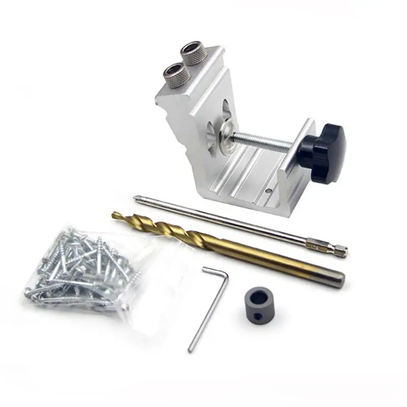 

Aluminium Alloy Inclined Hole Drill DIY Woodworking Joinery Punch Locator