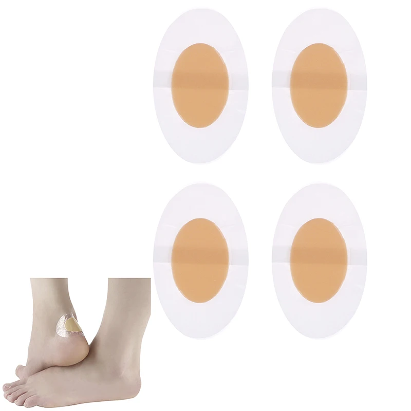 2 Pair Adhesive Anti-wearing Heel Sticker Hydrocolloid Gel Blister Plaster Pedicure Patch  Gel Soft Heel Shoes Sticker