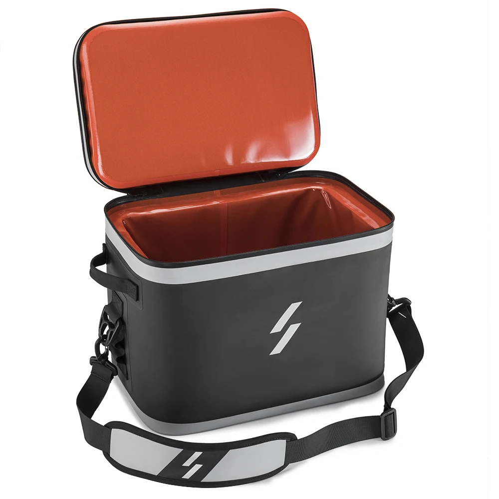 #Special Offers Cooler Bag 20L Leak-proof Zipper Portable Insulated Cooler for Car Travel Hiking Beach Picnic BBQ Party Oxford Nylon TPU