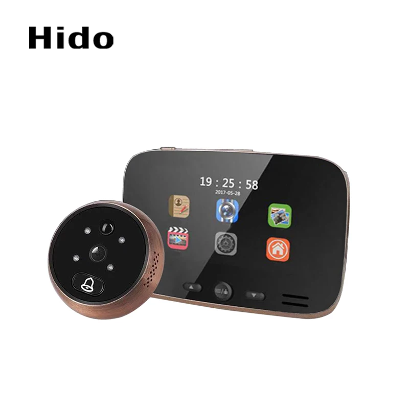 

Smart Electronic Peephole Viewer Digital HD Camera Doorbell Video Intercom Security Camera Night Vision Home Doorbell