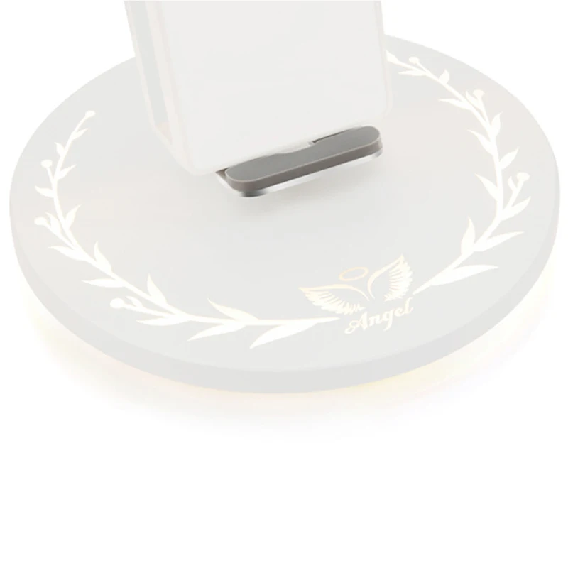 USB 10 Вт Быстрая зарядка для Xiaomi для Honor Беспроводное зарядное устройство Крылья Ангела ночник Мобильное Беспроводное зарядное утройство для телефона ночник