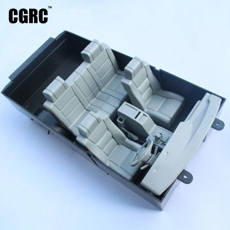 RC Car Shell Body Interior Kit Electric Steering Wheel For Land Cruiser LC80 Pajero For 1/10 RC Crawler Car TRX4 SCX10