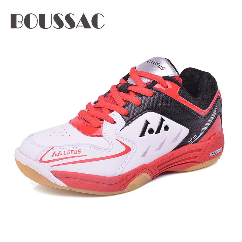 

BOUSSAC Table Light Tennis Shoes For Kids Children Girls Boys Badminton Shoes Breathable Anti-skid Sneakers Indoor Sport Shoes