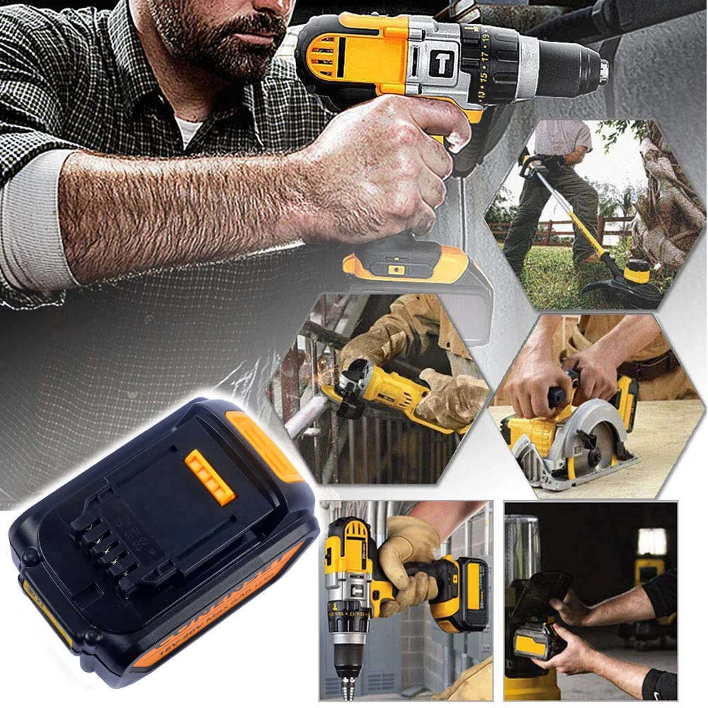 20 в 6000 мАч литий-ионная аккумуляторная батарея для Dewalt Max XR DCB204 DCB205-2 DCB200 DCB180 беспроводные электроинструменты