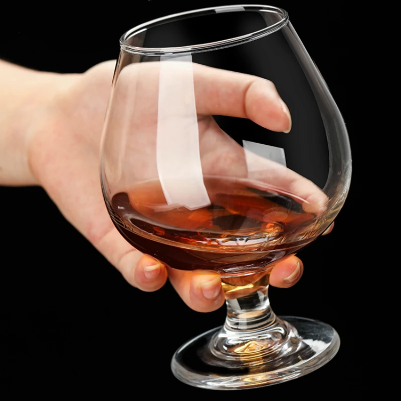 Cognac Brandy Glass Transparent High Capacity Goblet Red Wine Glass Scented Cup Suit Whisky Vodka Bar Restaurant Drinking Vessel Whiskey Glass
