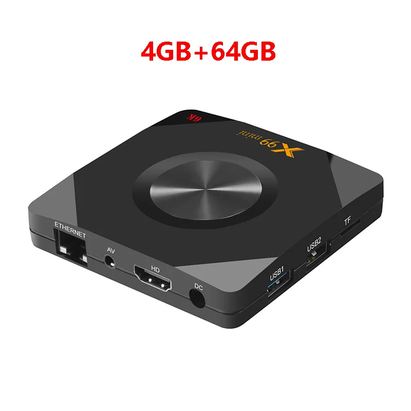 4GB64GB X99 Мини Allwinner H6 четырехъядерный android 9,0 Smart Tv Box 2,4G/5G Wifi USB3.0 100M 4GB 32GB телеприставка 4K HD H.265 медиаплеер - Цвет: 4GB64GB