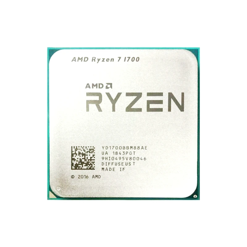 AMD Ryzen 7 1700 R7 1700 3.0GHz Eight-Core Sixteen-Thread CPU Processor 65W YD1700BBM88AE Socket AM4 laptop cpu