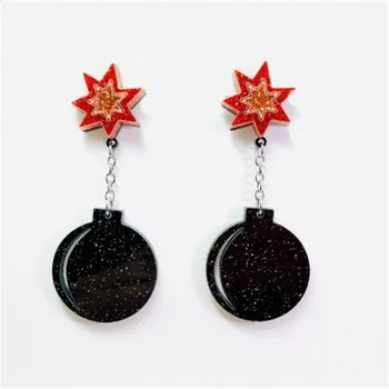 

Women Drop Dangle Earrings Weird Big Long Cool Cute Hip hop Punk Bomb серьгиc сережки Pendients Kolczyki ピアス Fashion Jewelry