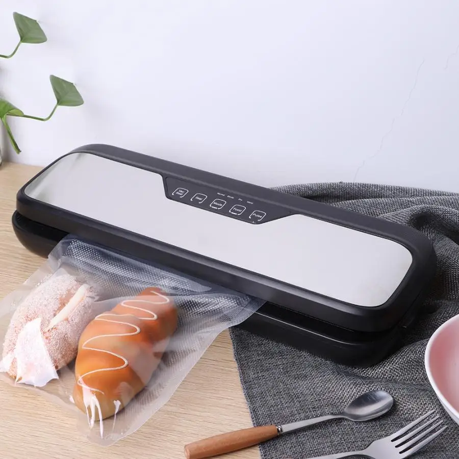 

Food Vacuum Sealer Household Automatic Electric Food-Preservation Storage Sealing Packaging Machine With 10pcs Bags 110-240V