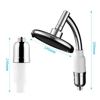 

New 1PC Rain Shower Bathroom Shower Head Nozzle Shower Head With Shower Hose Mode For Water Bath Bathroom