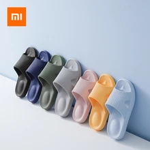 Шлепанцы Xiaomi для мужчин и женщин, сланцы для душа, без застежки, плоская подошва, массажные точечные, сланцы, бытовые сандалии, повседневные Шлепанцы Xiaomi для мужчин и женщин, сланцы для душа, без застежки, плоская подошва, массажные точечные, сланцы, бытовые сандалии, повседневные