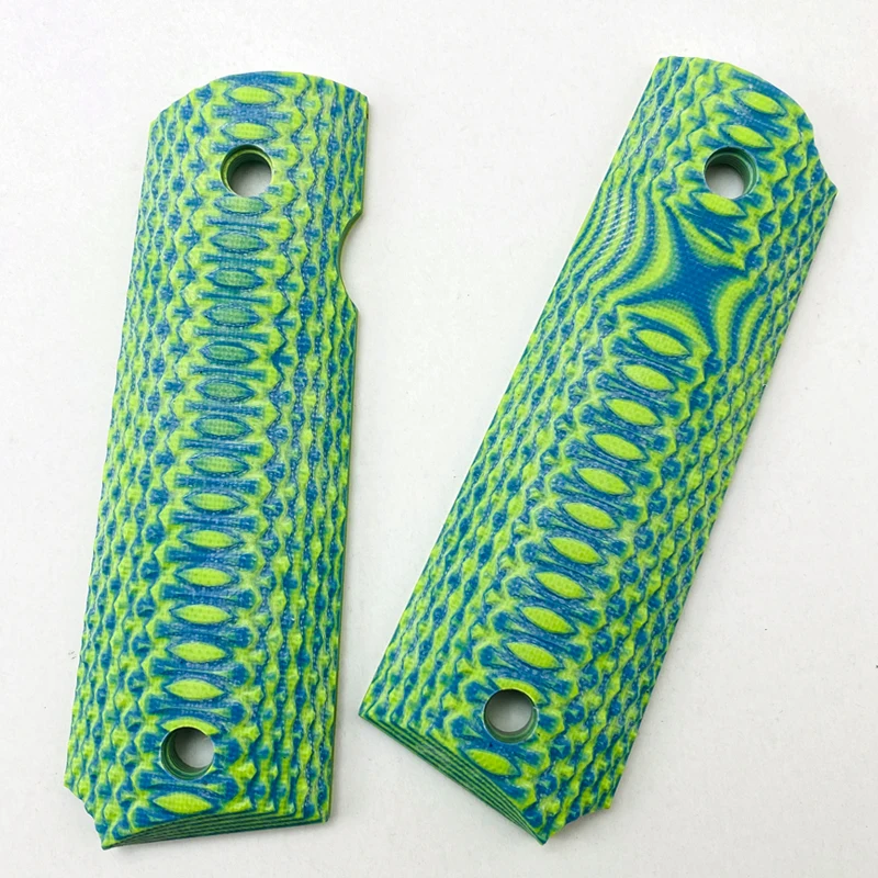Marble Pattern Acrylic 1911 Gun Grips Custom DIY EDC Pistol Knife Handles Material Full Size...