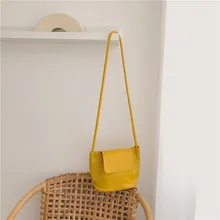 Молодой девушки sac летний женский нишевый дизайн минималистский личности желтый Наплечная Мягкая сумка мешок Bolso Mujer