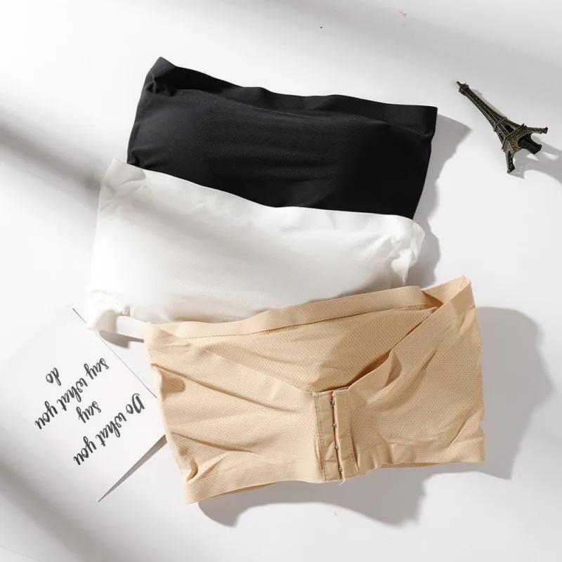Women's Intimates Tube Tops Bras Breathable Non-slip Strapless Wrapped Chest Underwear Women's Intimates Tube Tops Bras Breathable Non-slip Strapless Wrapped Chest Underwear
